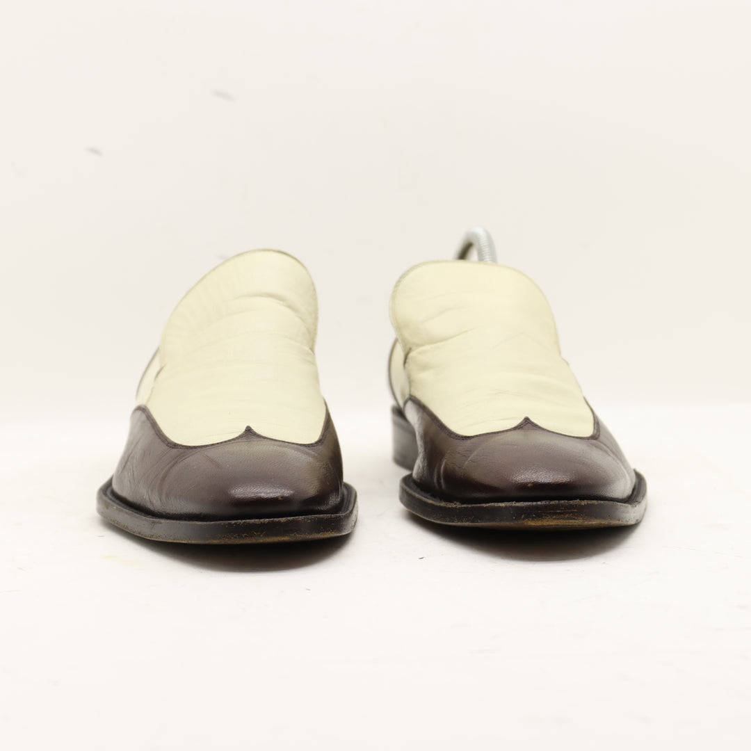 Gucci Mocassino Marrone e Beige Eur 42 Uomo