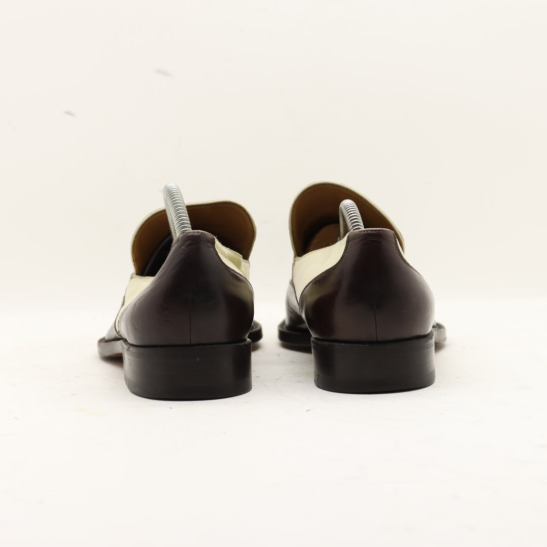 Gucci Mocassino Marrone e Beige Eur 42 Uomo