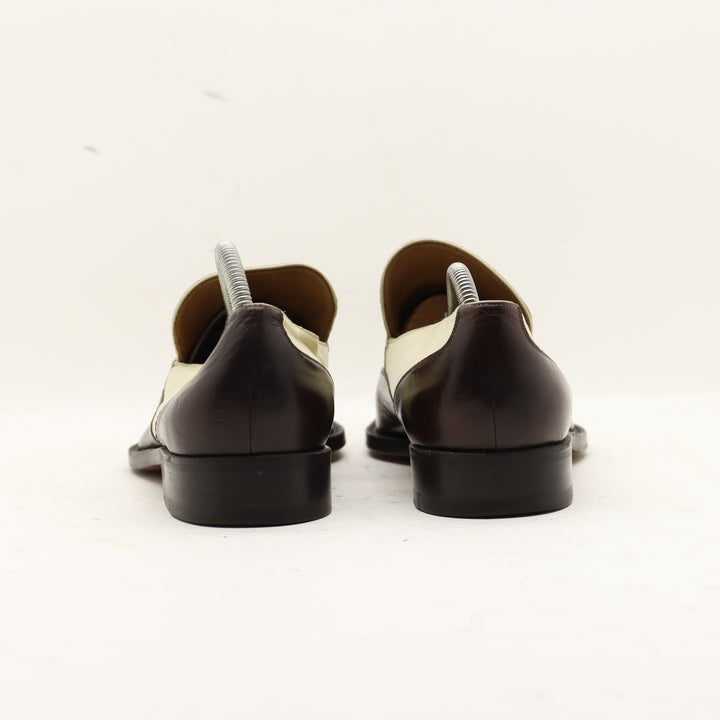 Gucci Mocassino Marrone e Beige Eur 42 Uomo