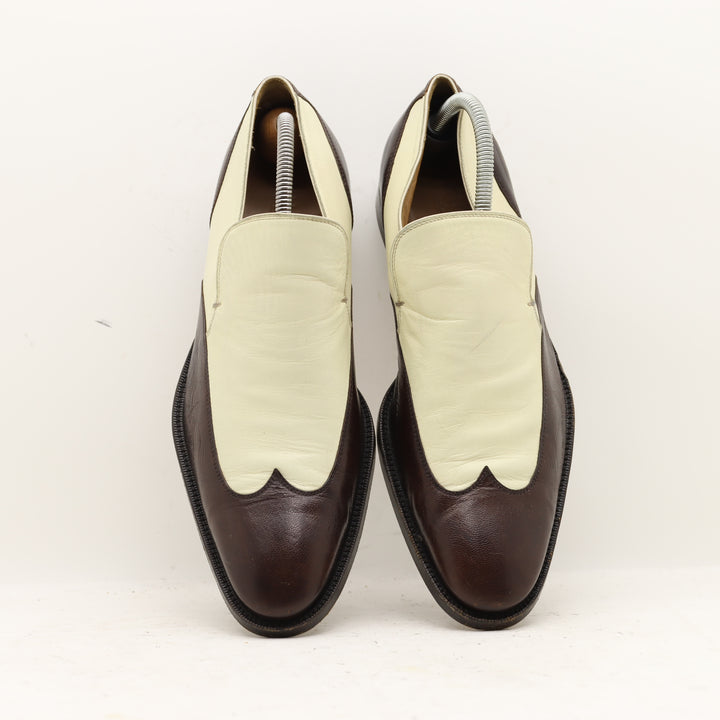 Gucci Mocassino Marrone e Beige Eur 42 Uomo