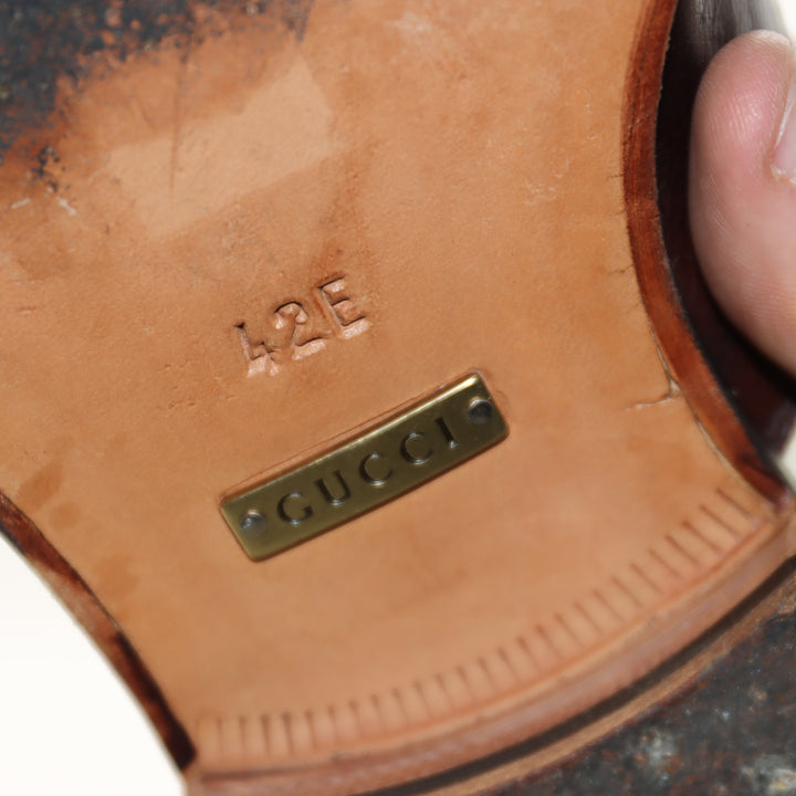 Gucci Mocassino Marrone e Beige Eur 42 Uomo
