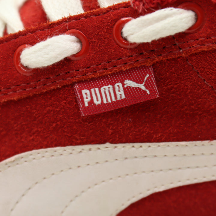 Scarpe Puma Suede Camoscio Eur 41 Rosso Unisex