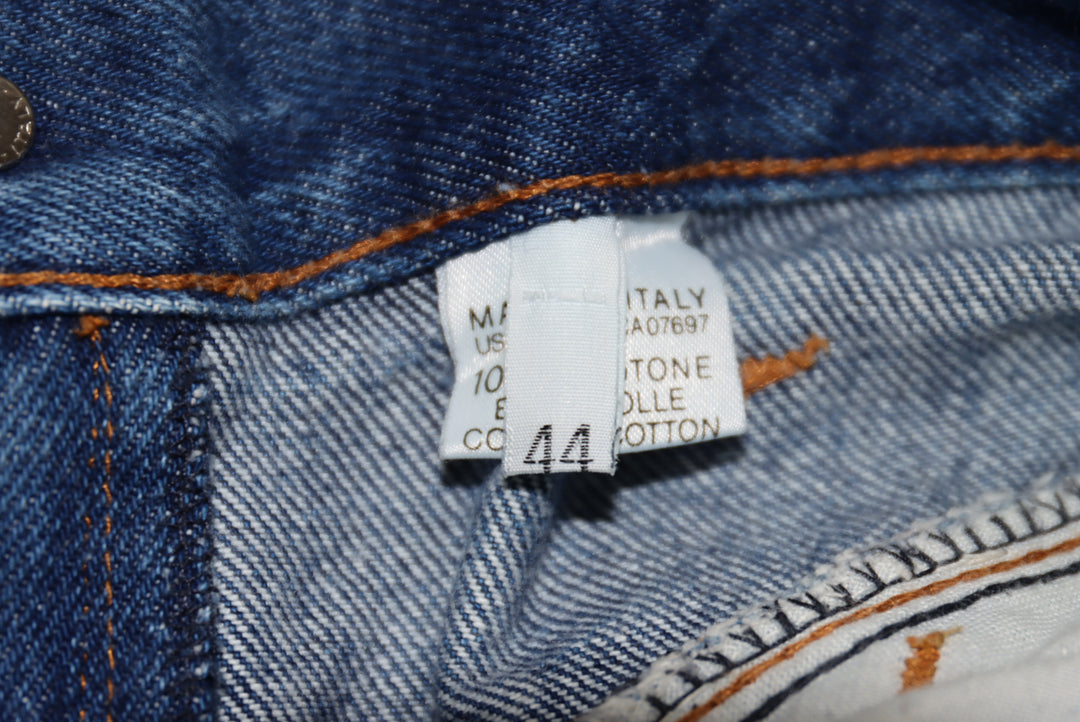 Benetton Carota Mom Fit Jeans Vintage Denim Taglia 44 Donna