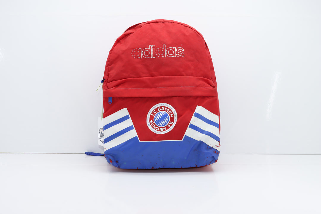 Adidas Zaino Bayern Munich Unisex Usato Blu e Rosso Vintage