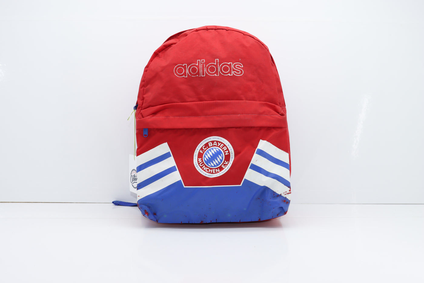 Adidas Zaino Bayern Munich Unisex Usato Blu e Rosso Vintage