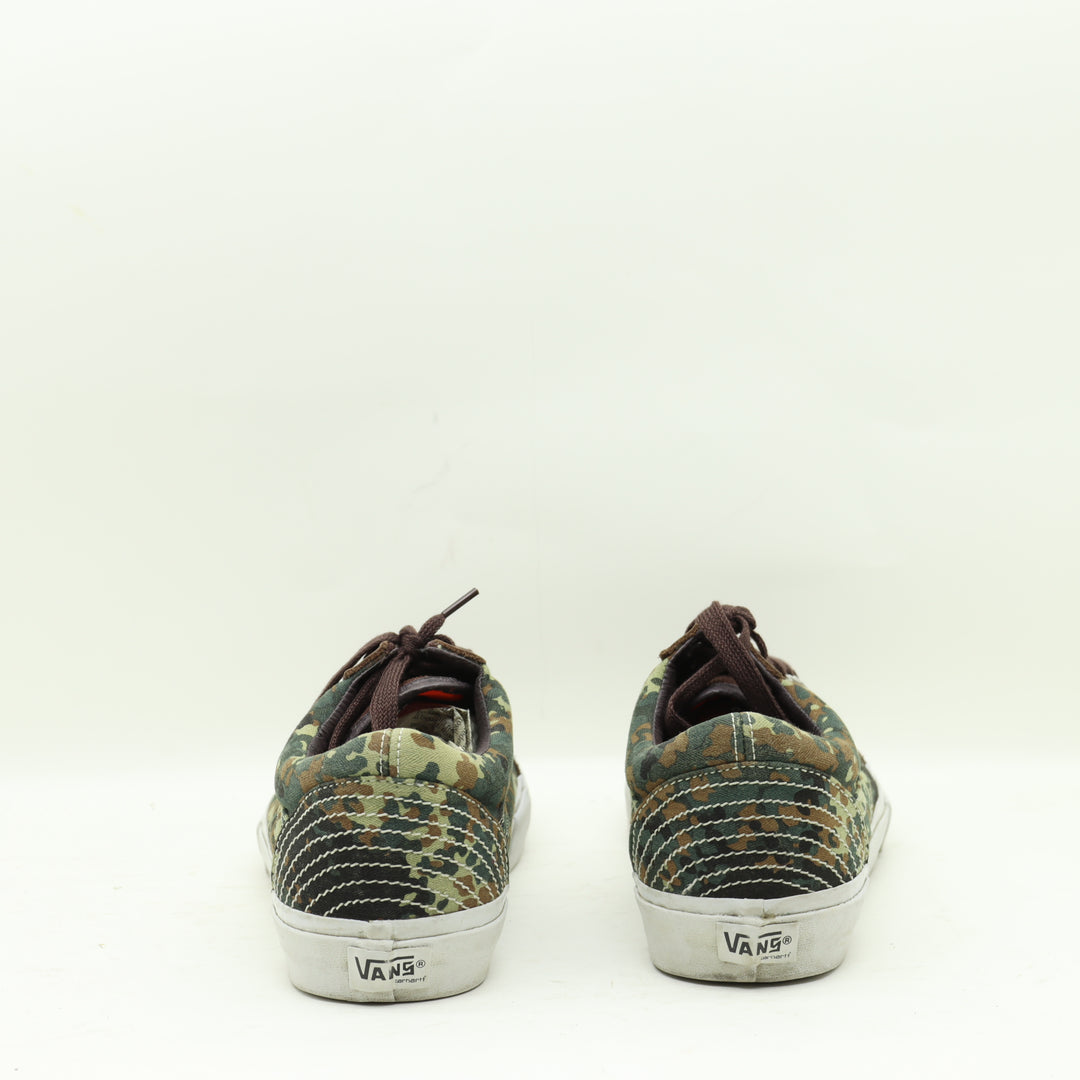 Carhartt Wip x Vans Syndicate Scarpa Bassa Marrone Camouflage Eur 42 Uomo