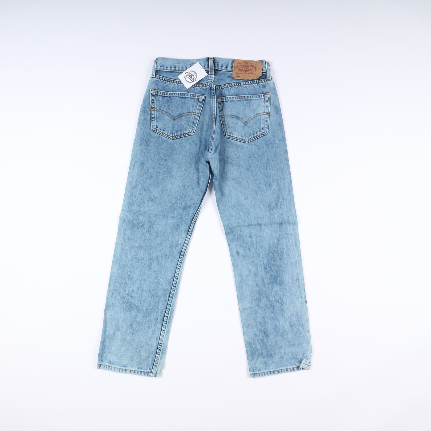 Levi's 501 Tie Dye Taglia W32 L36 Denim Unisex Vita Alta