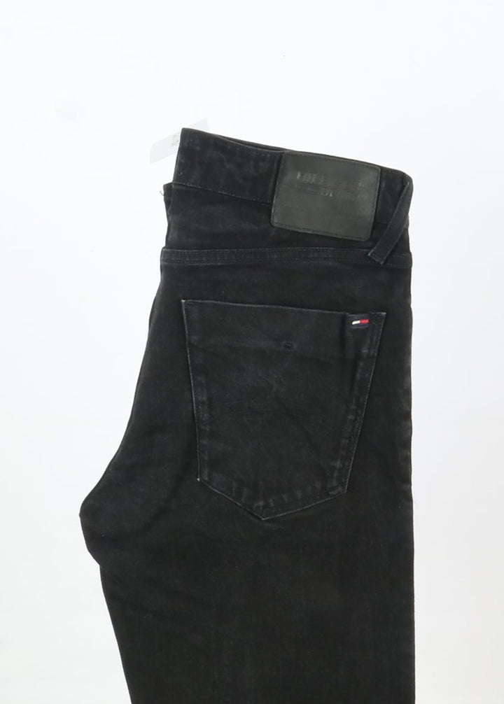Tommy Hilfigher Slim Scanton Jeans Nero W32 L32 Uomo