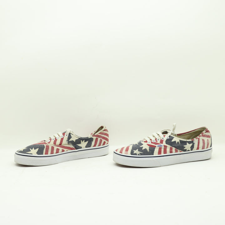 Vans Retro Van Doren Scarpe Basse Bianca, Rossa e Blu Eur 43 Uomo