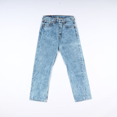 Levi's 501 Tie Dye Taglia W32 L36 Denim Unisex Vita Alta