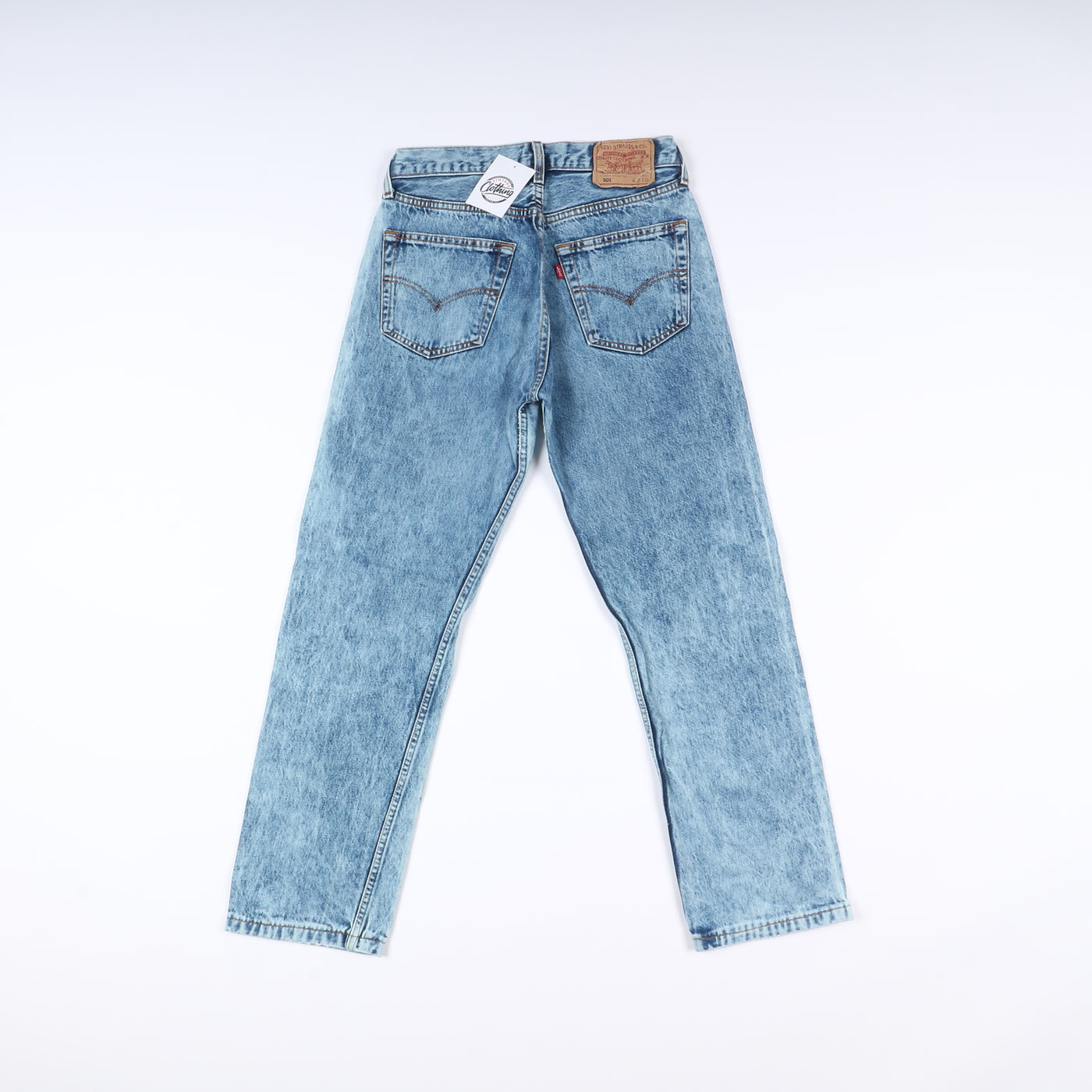 Levi's 501 Tie Dye Taglia W32 L36 Denim Unisex Vita Alta