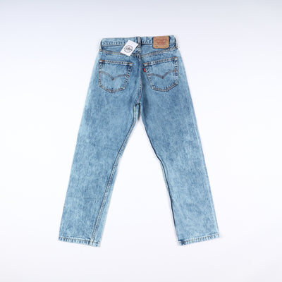 Levi's 501 Tie Dye Taglia W32 L36 Denim Unisex Vita Alta