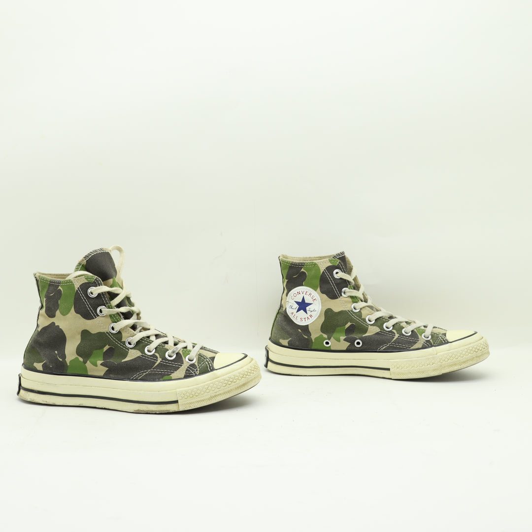 Converse Seventies Scarpe Alte Verde Camouflage Eur 39 Unisex