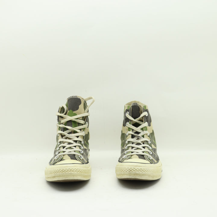 Converse Seventies Scarpe Alte Verde Camouflage Eur 39 Unisex