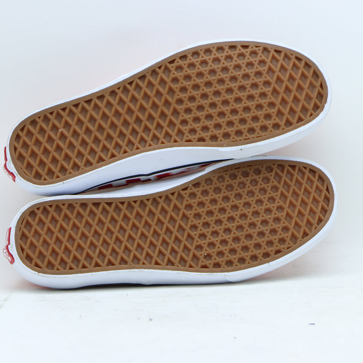 Vans Scarpa Rossa e Bianca a Quadri Eu 42 Unisex