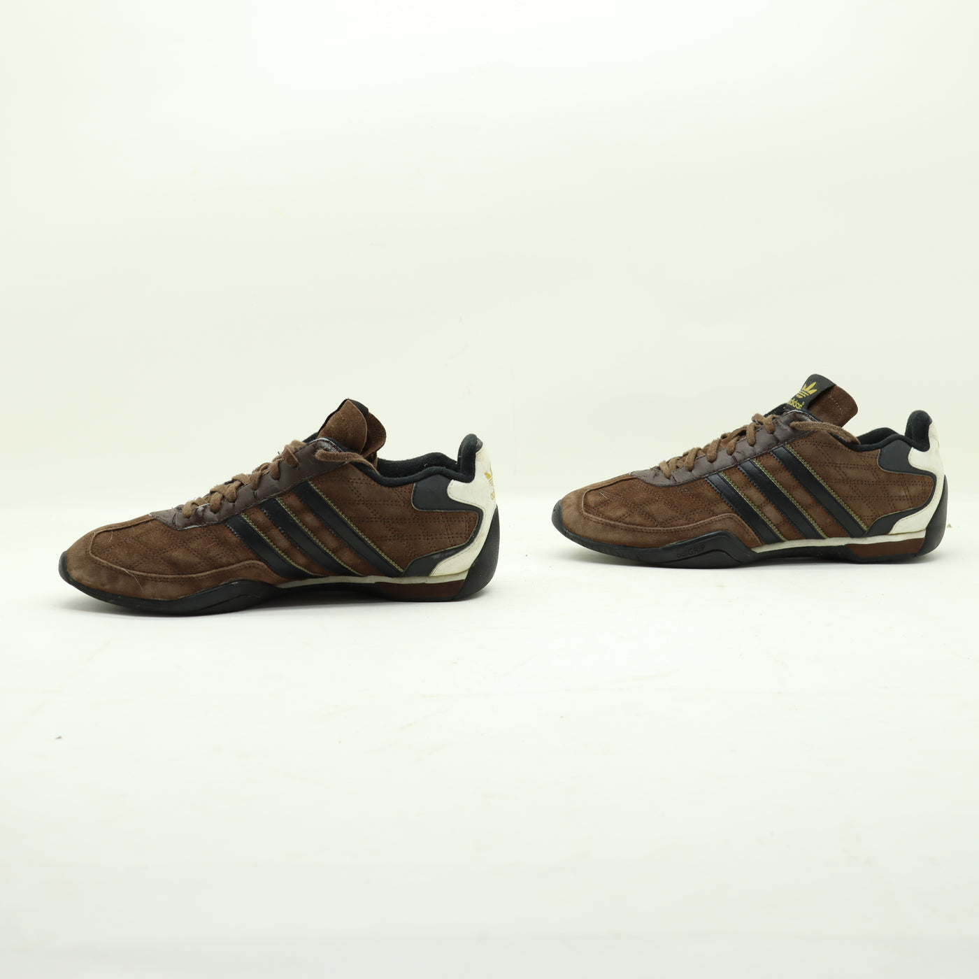 Scarpe Adidas Goodyear Camoscio Fr 42 Marrone Unisex Vintage
