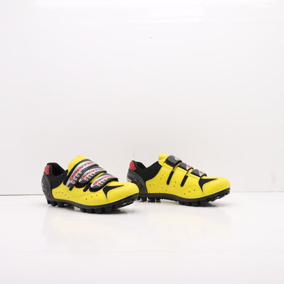 Gaerne Mtb Strappo Scarpe da Bicicletta Nere e Gialle Eur 39 Unisex