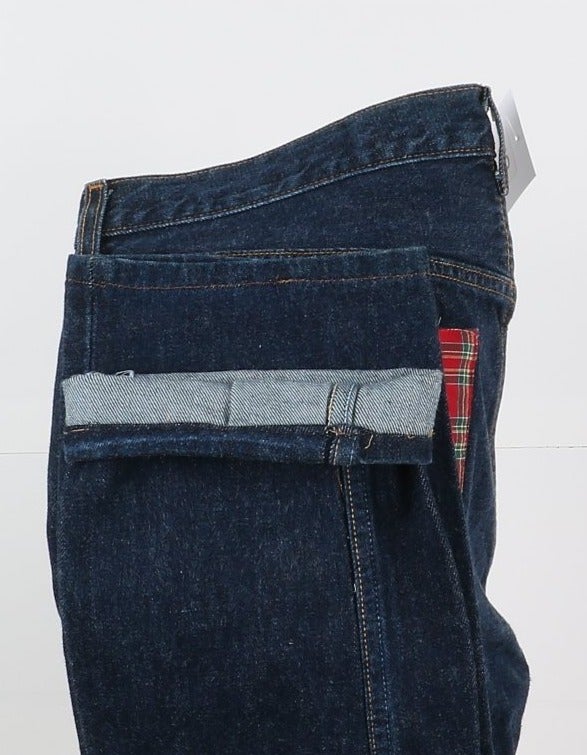 Levi's 501 Custom W38 Denim Strappato Uomo Vita Alta