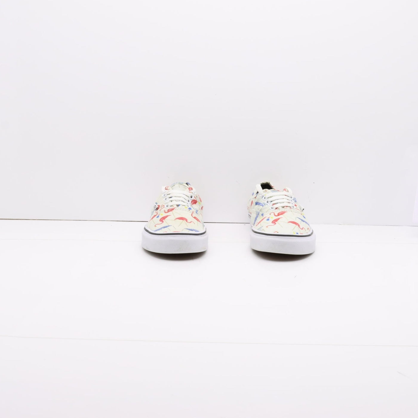 Vans Authentic Basse Bianco con Fenicotteri Eur 39 Unisex