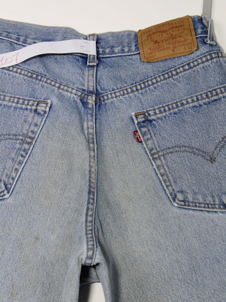 Levi's 550 Relaxed Fit Made In USA W34 L32 Jeans Vintage