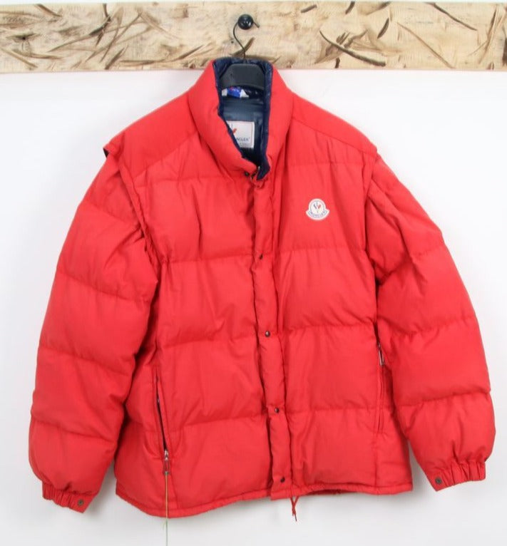 Moncler Grenoble Giacca Piumino Rosso Taglia 6 Unisex