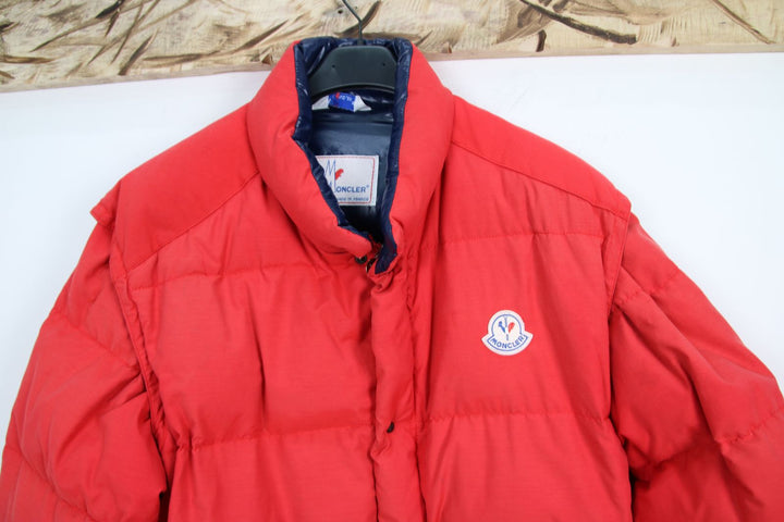 Moncler Grenoble Giacca Piumino Rosso Taglia 6 Unisex