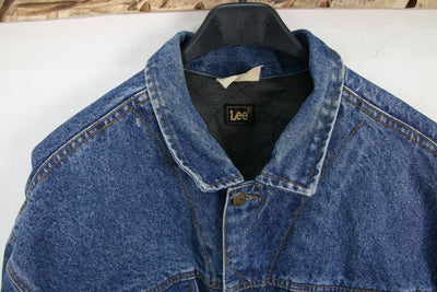 Lee Lened Riders Giacca di Jeans Imbottito Denim Taglia XL Unisex