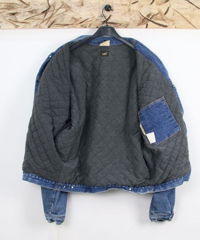 Lee Lened Riders Giacca di Jeans Imbottito Denim Taglia XL Unisex