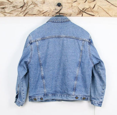 Lee Riders Giacca di Jeans Imbottito Denim Taglia 16 Unisex Made in USA