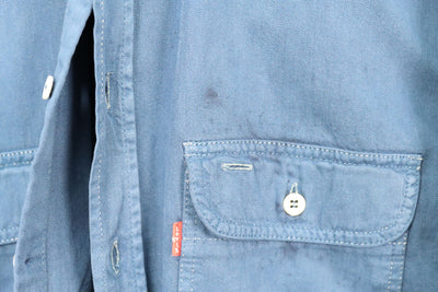 Levi's camicia vintage taglia L blu