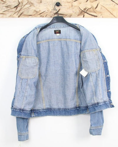 Lee 101-5 Giacca di Jeans Vintage Cimosa Taglia L Unisex