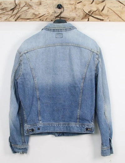 Lee 101-5 Giacca di Jeans Vintage Cimosa Taglia L Unisex