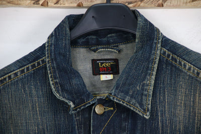 Lee 101-5 Giacca di Jeans Vintage Denim Taglia L Unisex