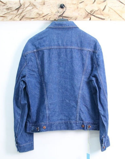 Wrangler 4 Tasche Giacca di Jeans Vintage Indico Taglia 48 Unisex