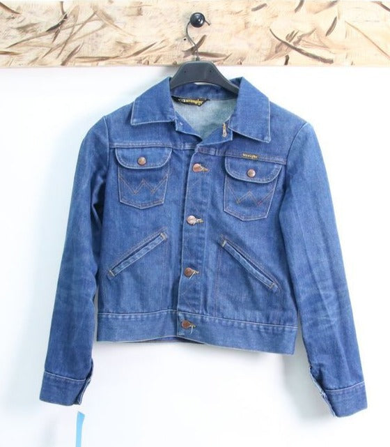 Wrangler Giacca di Jeans Vintage Indico Unisex