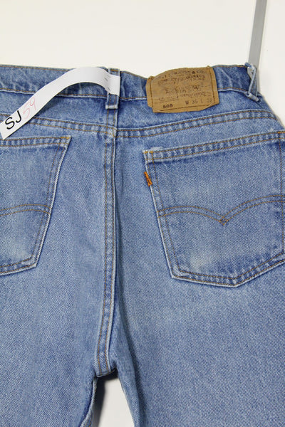 Levi's 505 Relaxed Fit Orange Tab Made In USA W36 L32 Vintage