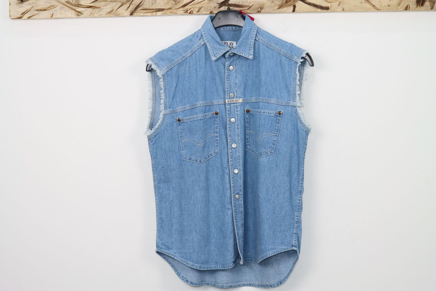 Replay gilet vintage taglia VI denim