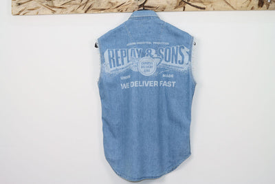 Replay gilet vintage taglia VI denim