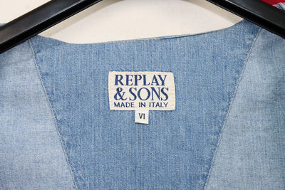Replay gilet vintage taglia VI denim
