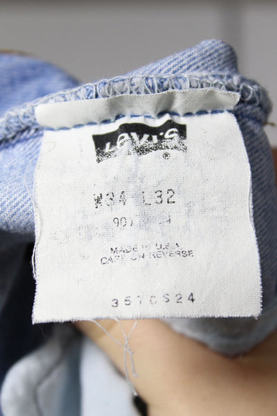 Levi's 901 Denim Made In USA W34 L32 Jeans Vintage