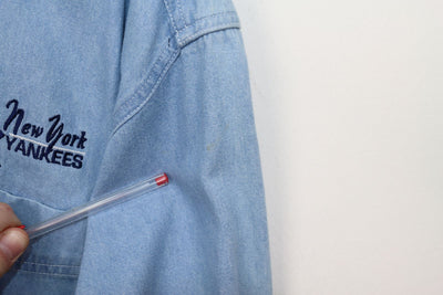 Lee sport camicia vintage New York Yankees taglia XL denim