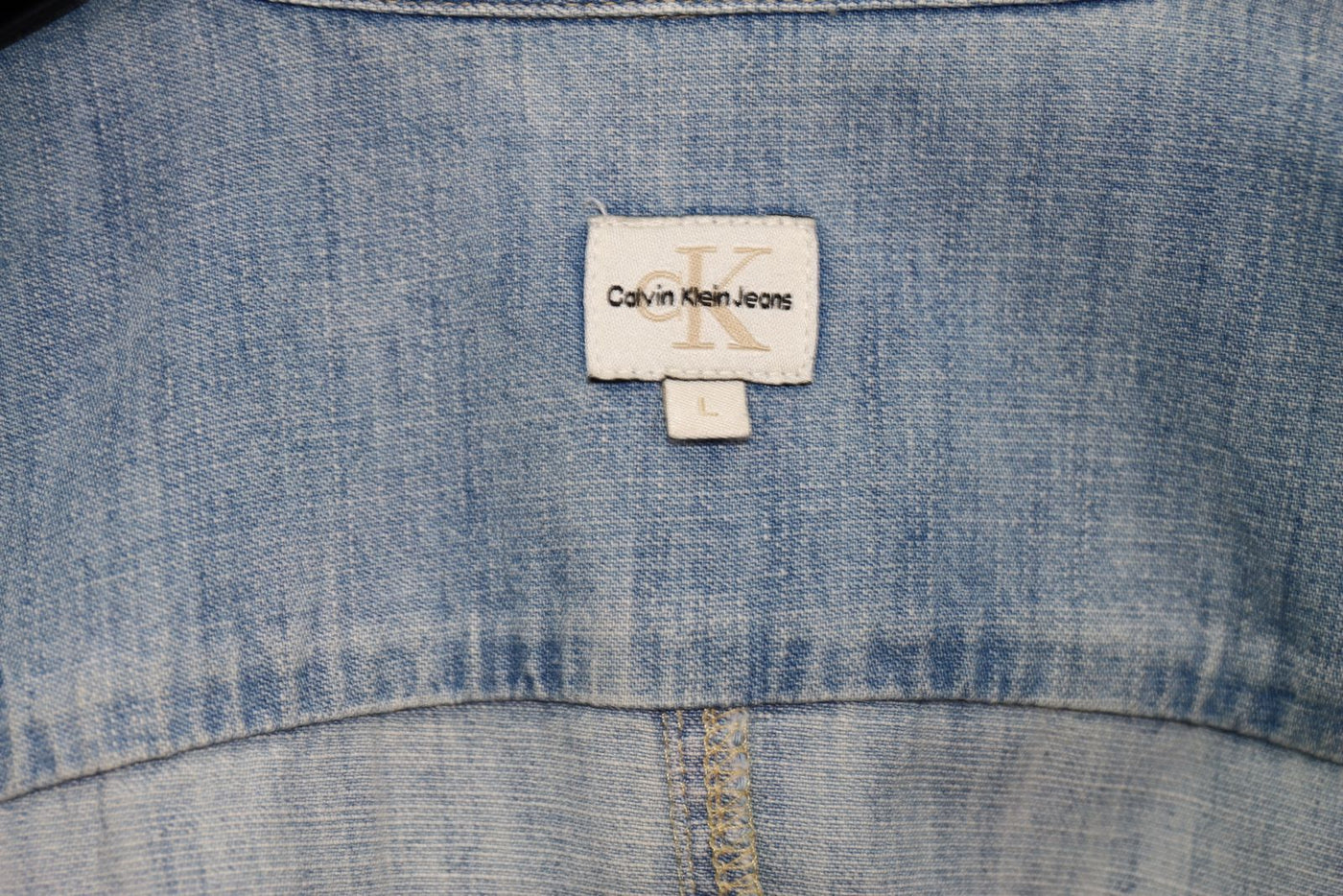 Calvin Klein Jeans camicia vintage taglia L denim