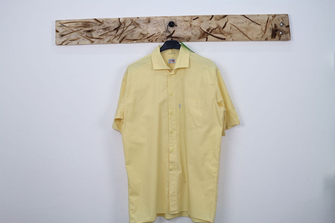 Levi's camicia vintage white tab taglia L giallo