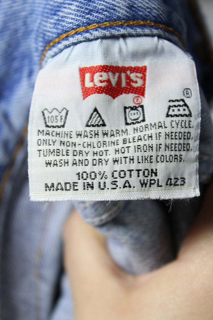 Levi's 501 Tg. S denim Made In USA Jeans Vintage
