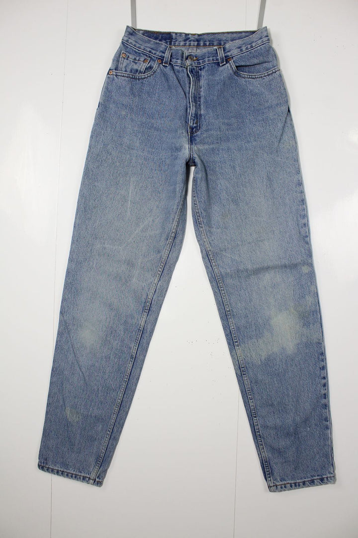 Levi's 550 Relaxed Fit Tg. L Denim Made In USA Jeans Vintage