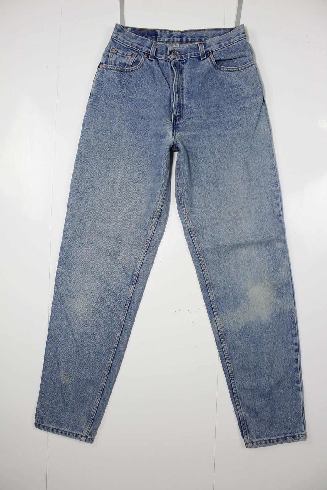 Levi's 550 Relaxed Fit Tg. L Denim Made In USA Jeans Vintage