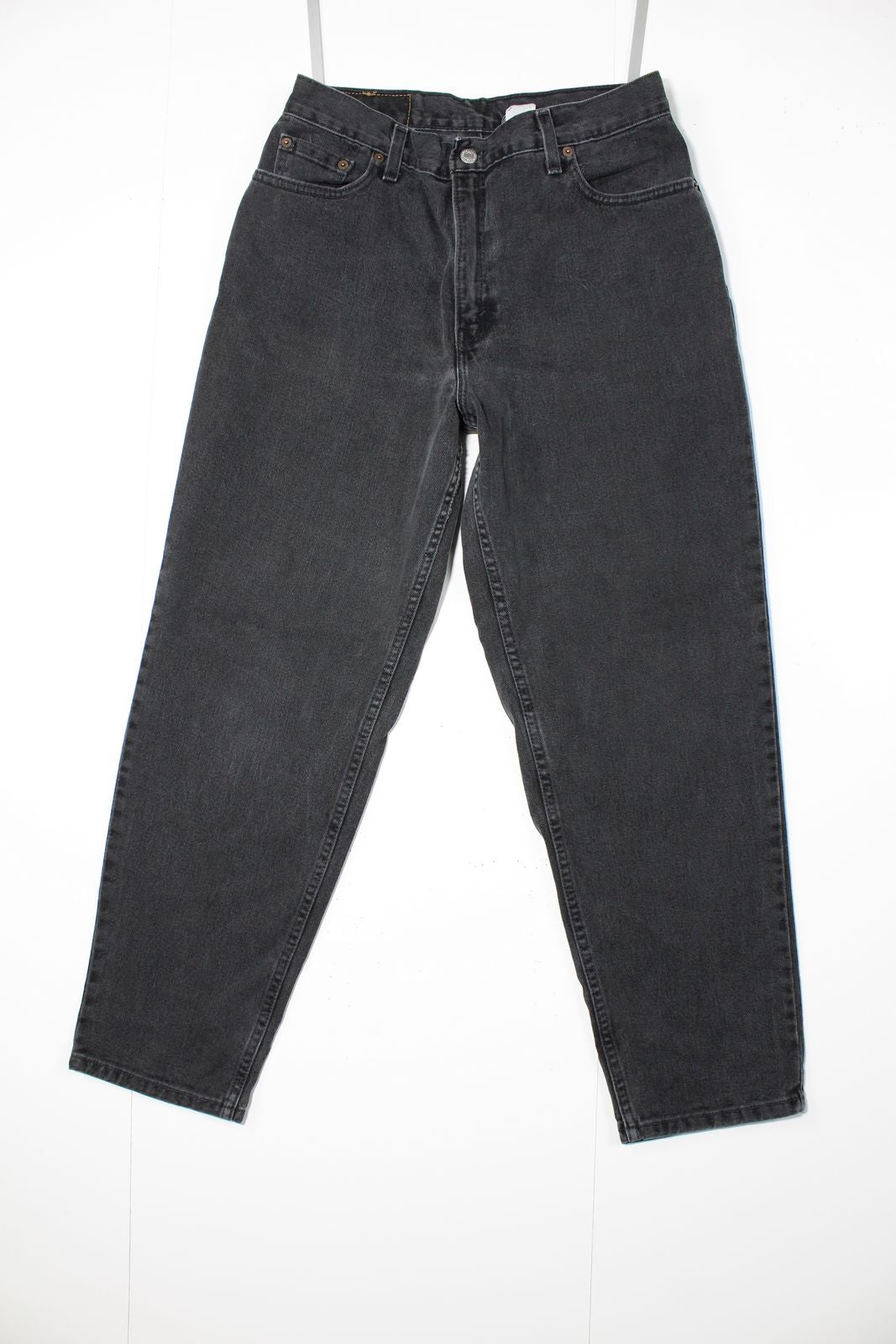 Levi's 550 Tg. S Nero Made In USA Jeans Vintage