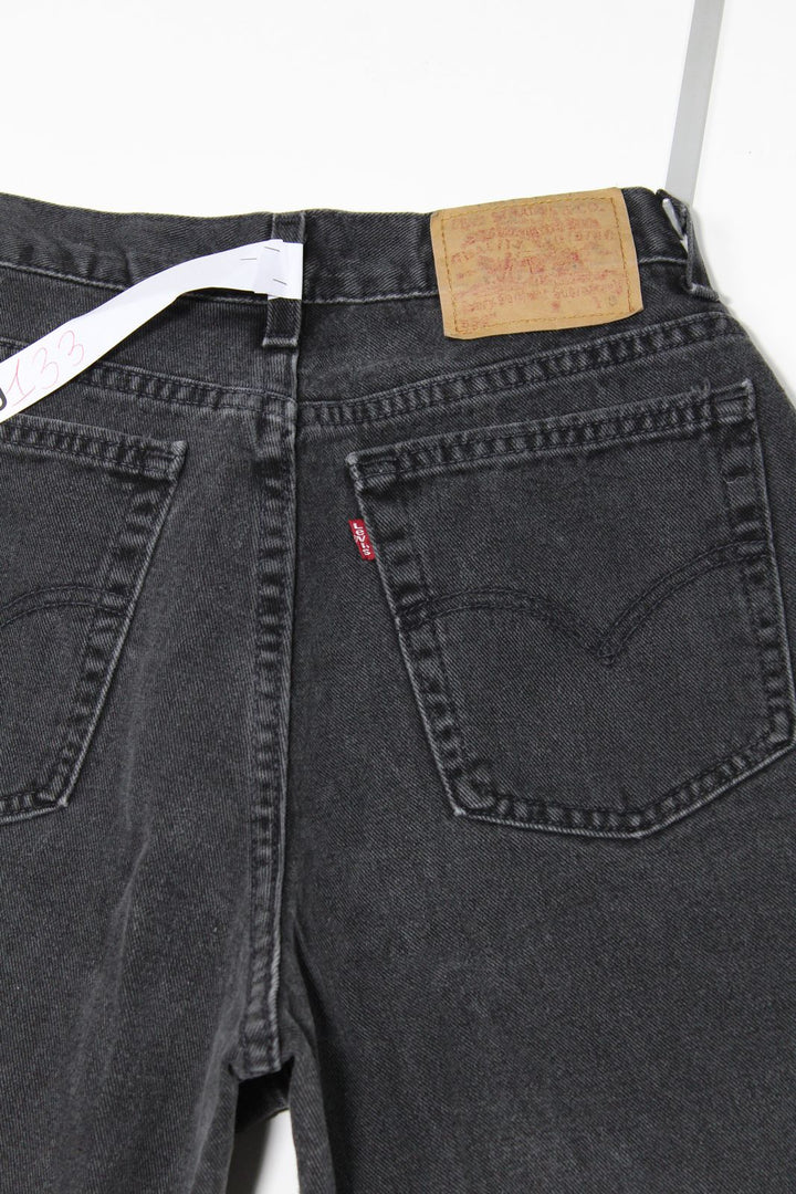 Levi's 550 Tg. S Nero Made In USA Jeans Vintage