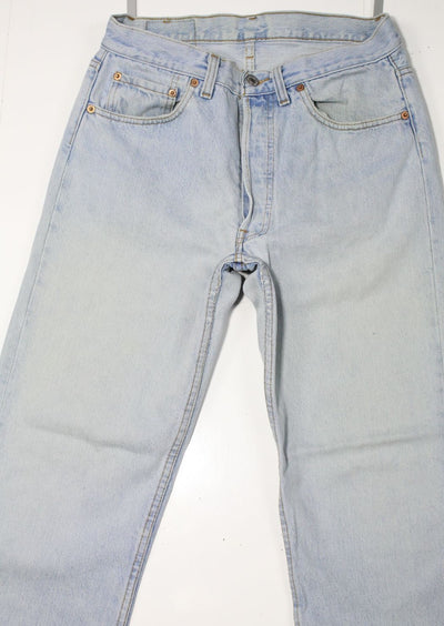 Levi's 501 Denim W33 L32 Denim Made In USA Jeans Vintage