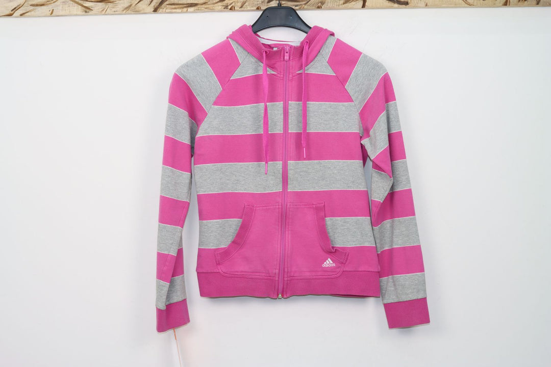 Adidas Track Top vintage taglia 40 rosa e grigio